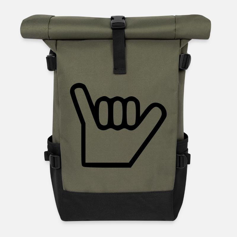 surf - Sac à dos roll top - olive/noir