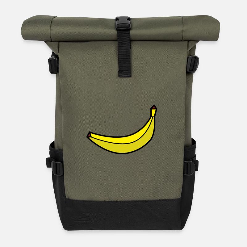 Banane - Rolltop Rucksack - Olive/Schwarz