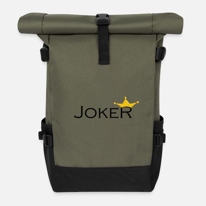 Joker Vers 1 - Rolltop Rucksack - Olive/Schwarz