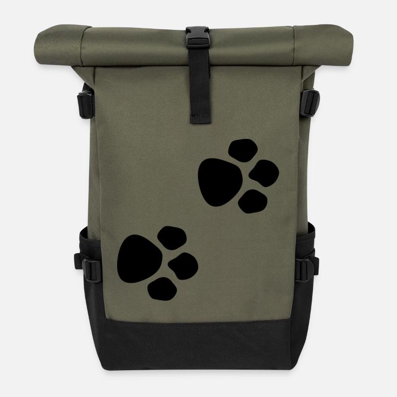 Tatzen - Rolltop Rucksack - Olive/Schwarz