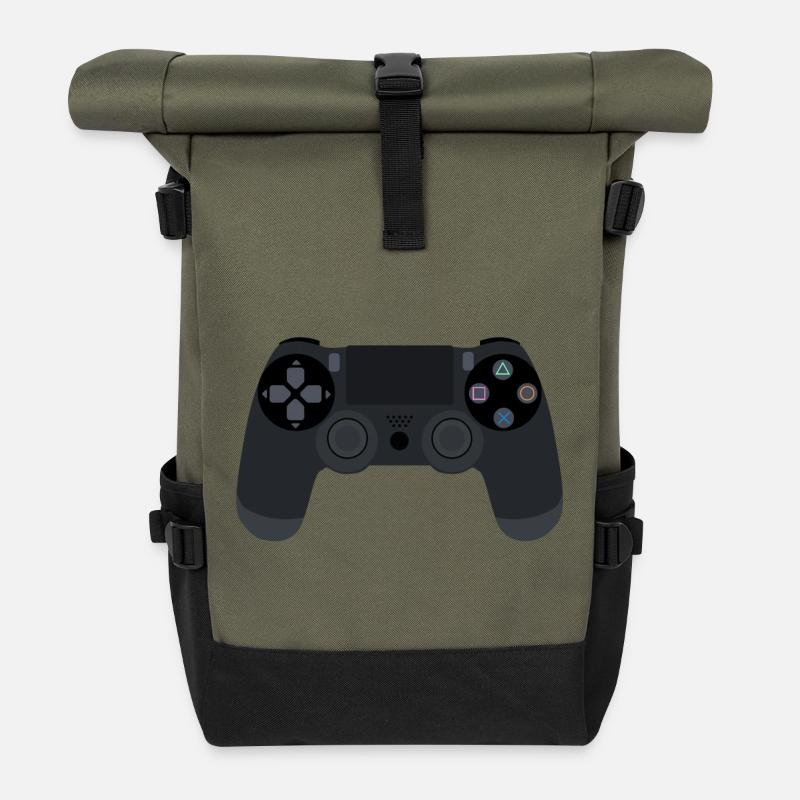 Game Controller - Rolltop Rucksack - Olive/Schwarz