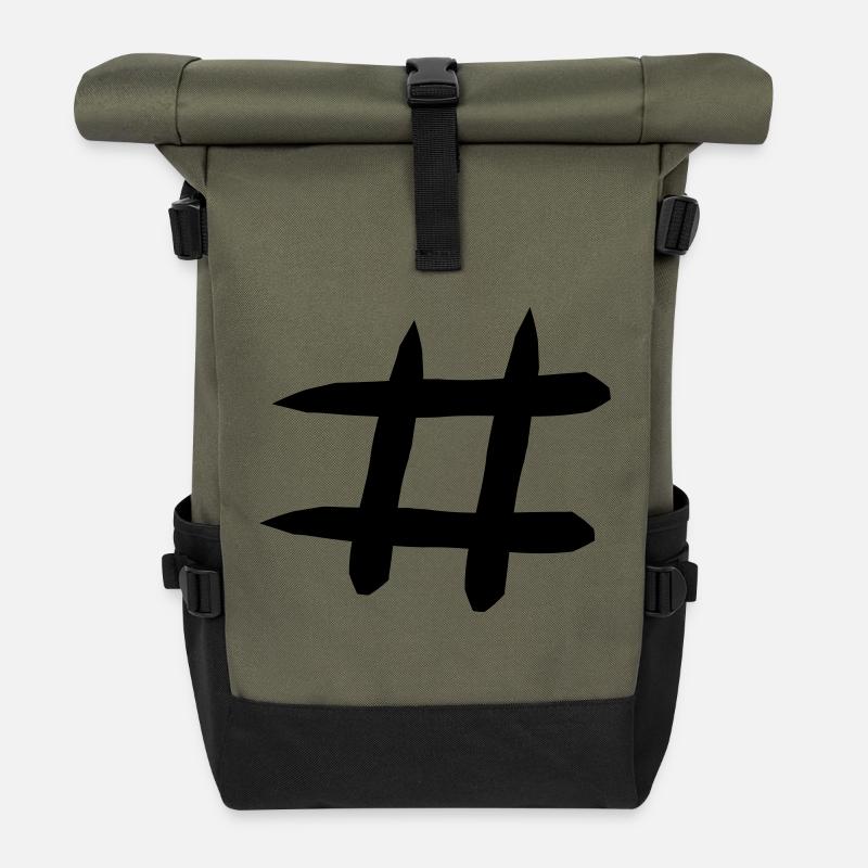 raute - Rolltop Rucksack - Olive/Schwarz