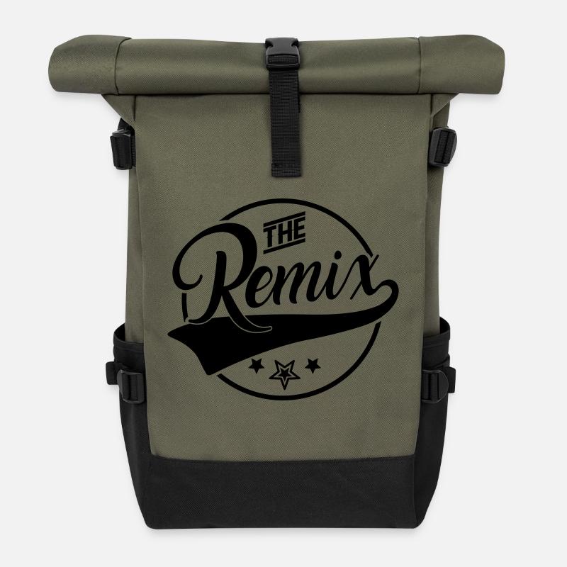The Remix - Der Remix - The Original - Familie - Rolltop Rucksack - Olive/Schwarz