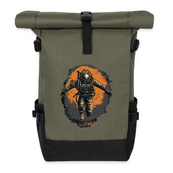 Plongeur - Sac à dos roll top - olive/noir - Devant