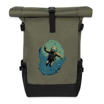 Plongeur - Sac à dos roll top - olive/noir - Devant