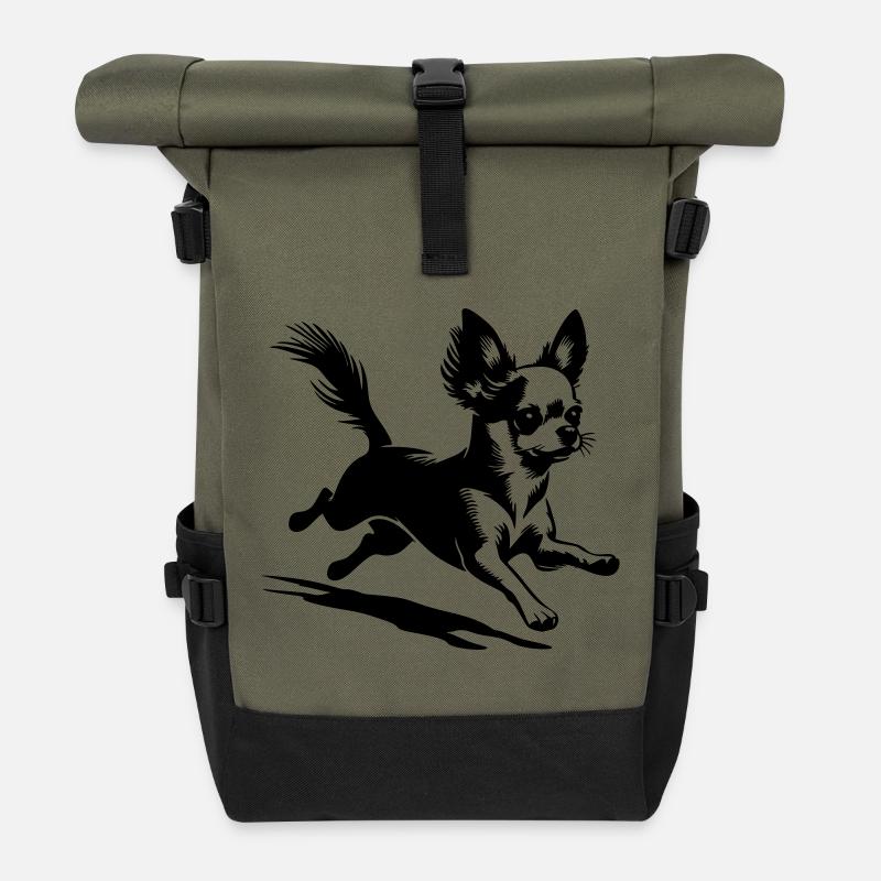 Chihuahua - Rolltop Rucksack - Olive/Schwarz