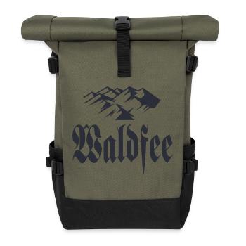 Fée de la forêt - Sac à dos roll top - olive/noir - Devant