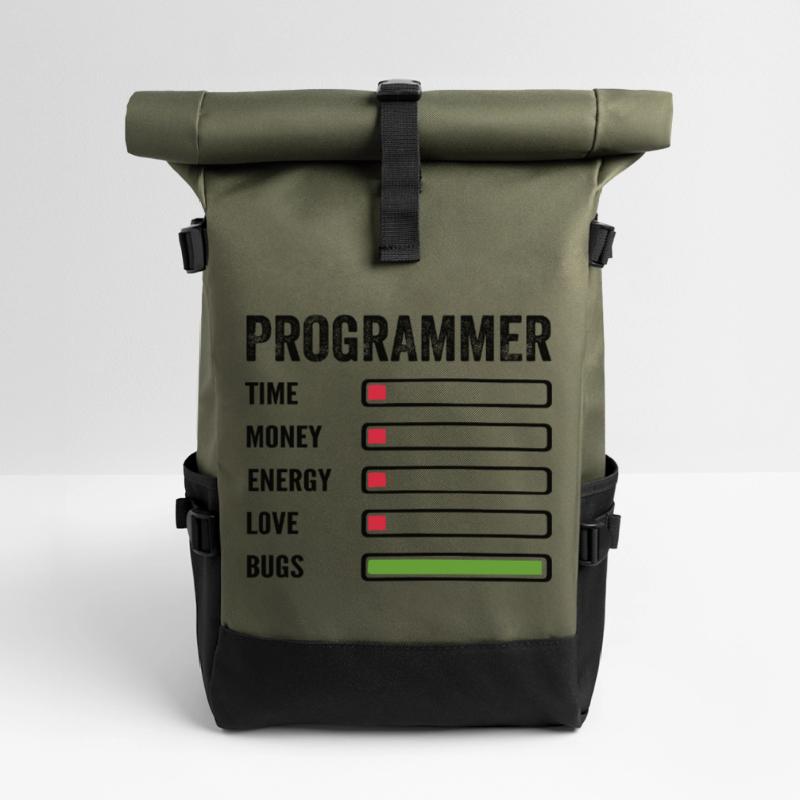développeur humour programmeur codeur code Sac à dos roll top