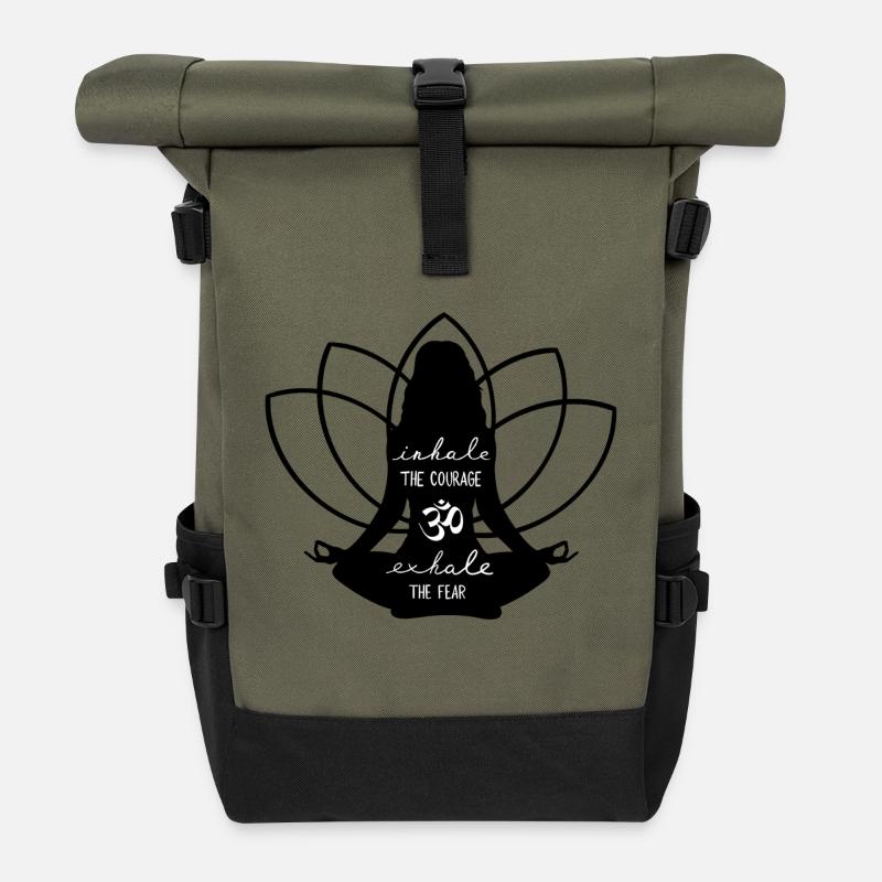 Jogini - Sac à dos roll top - olive/noir