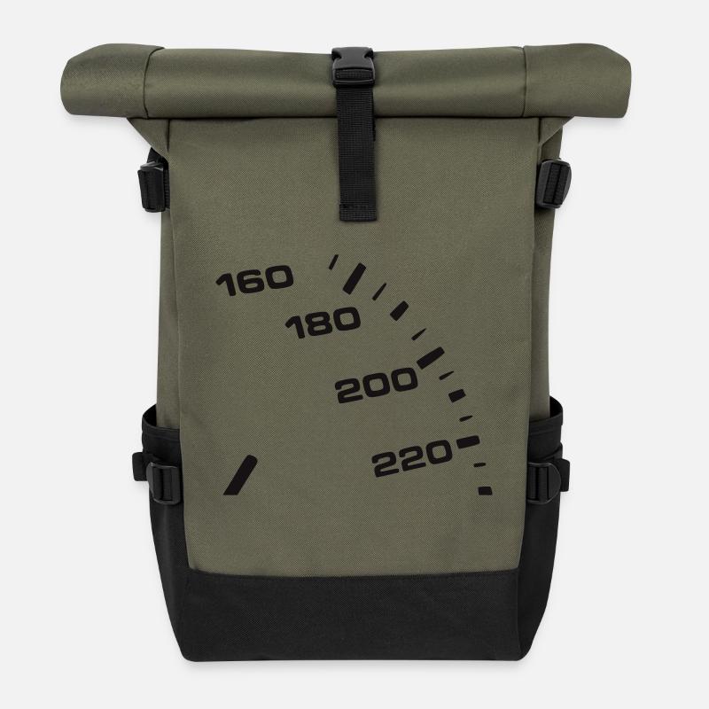 speed - Roll Top Backpack - olive/black