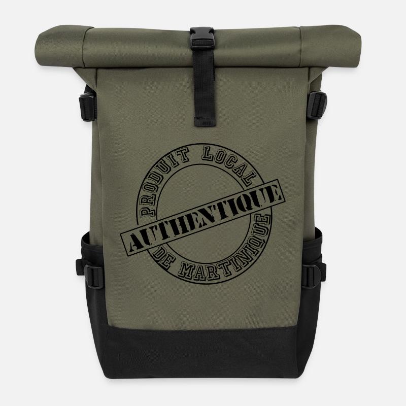 produit MARTINIQUE - Sac à dos roll top - olive/noir