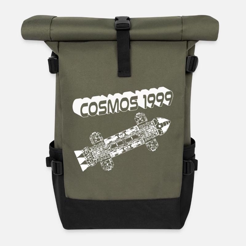 cosmos1999 wite - Rolltop Rucksack - Olive/Schwarz
