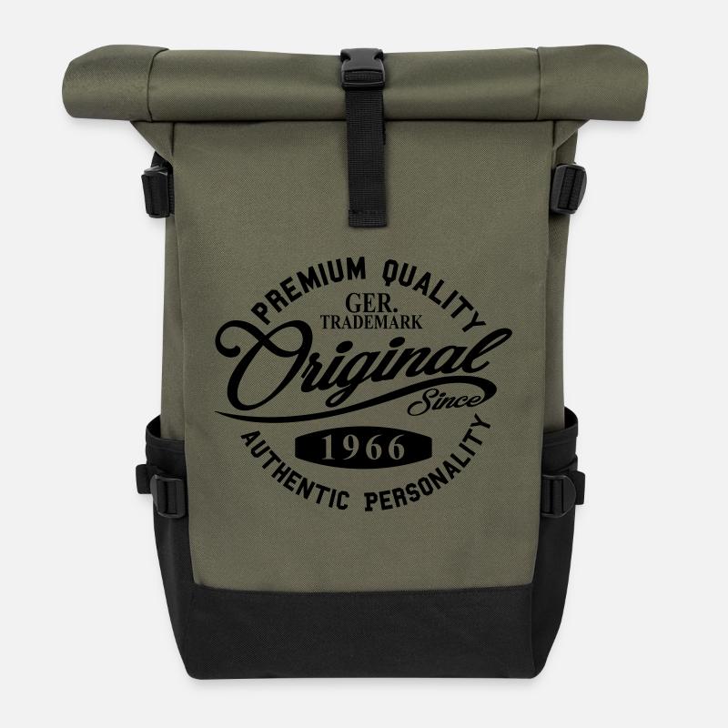 Original Since 1966 - Rolltop Rucksack - Olive/Schwarz