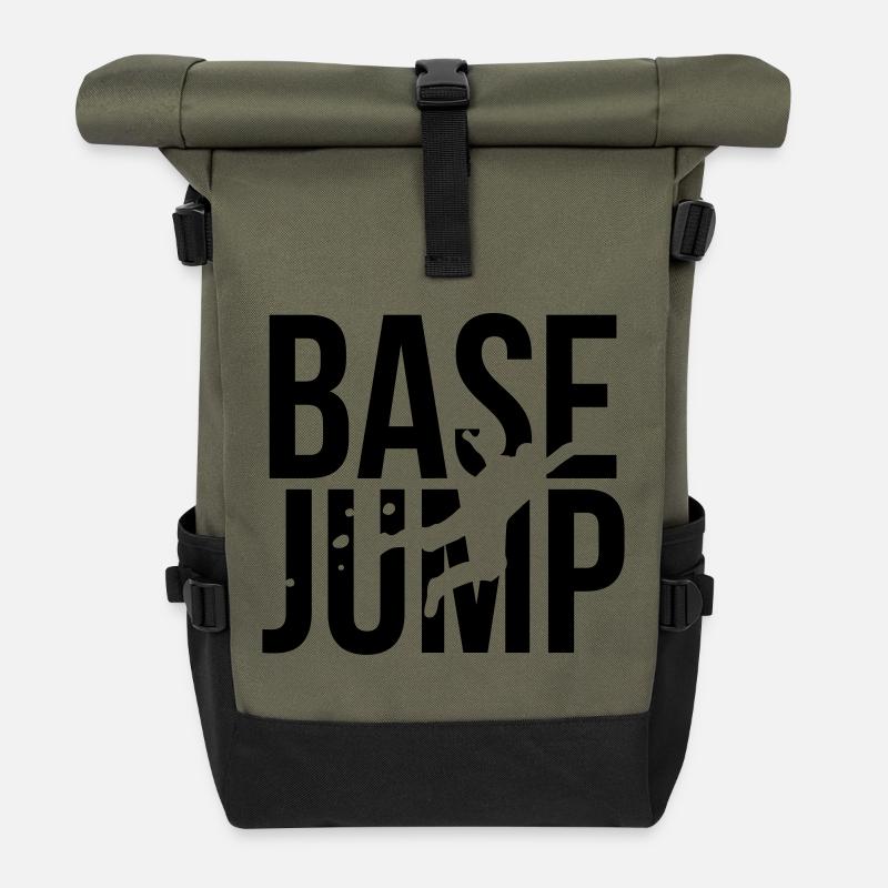 BASE jump - Rolltop Rucksack - Olive/Schwarz
