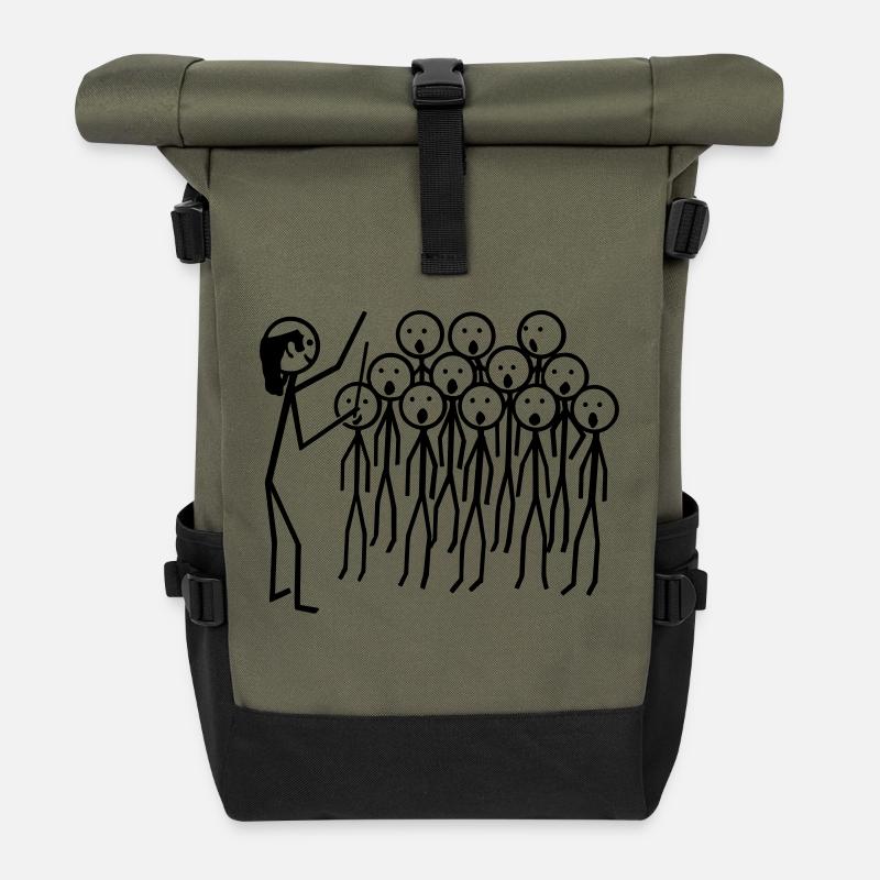 Chor - Rolltop Rucksack - Olive/Schwarz