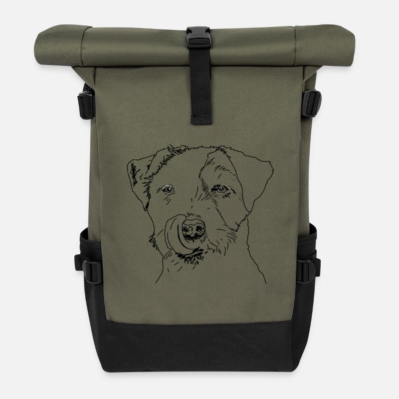Terrier - Rolltop Rucksack - Olive/Schwarz