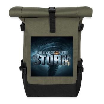 The Eye of the Storm - Roll Top Backpack - olive/black - Front
