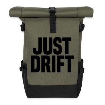 Just Drift - Sac à dos roll top - olive/noir - Devant