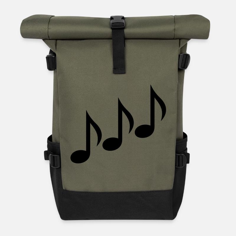 Noten - Rolltop Rucksack - Olive/Schwarz