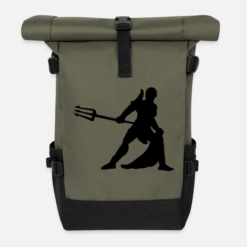 gladiator - Rolltop Rucksack - Olive/Schwarz
