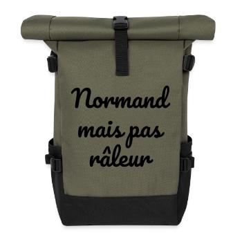 Normandie / Normand / Normande / France/ Normandy - Roll Top Backpack - olive/black - Front