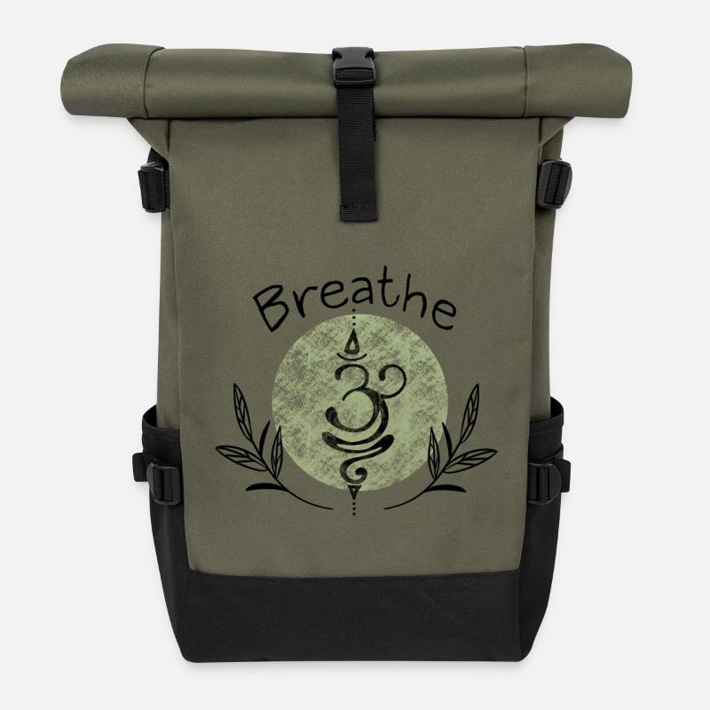 Yoga - Rolltop Rucksack - Olive/Schwarz