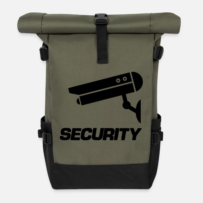 kamera icon security - Rolltop Rucksack - Olive/Schwarz