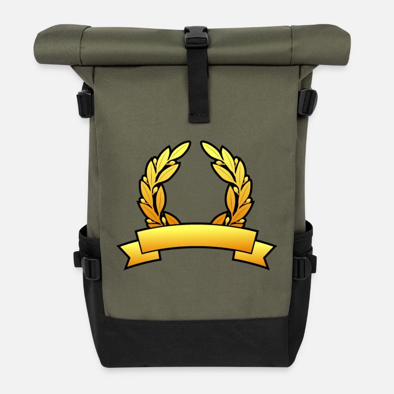 Ehrenkranz2 - Rolltop Rucksack - Olive/Schwarz