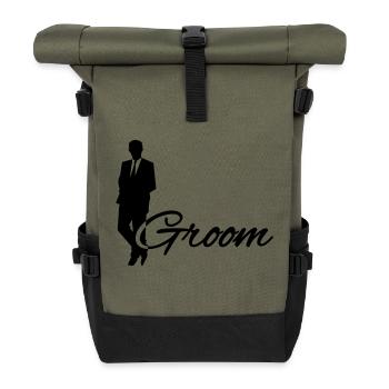 Groom - Rolltop Rucksack - Olive/Schwarz - Vorne