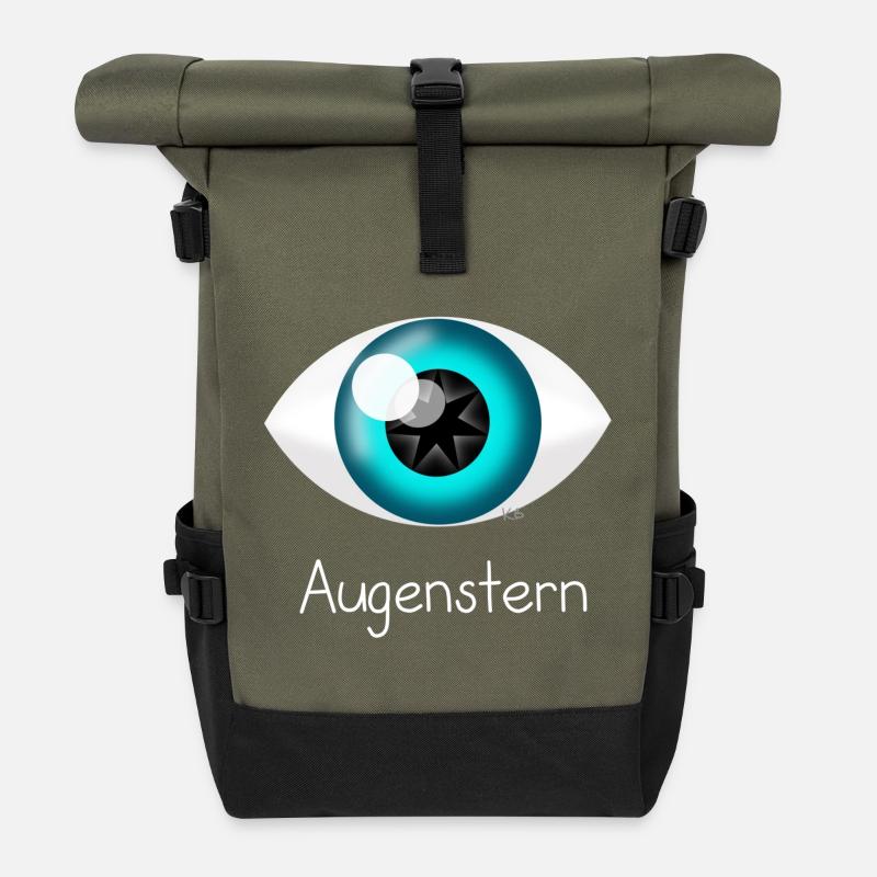 Augenstern - Rolltop Rucksack - Olive/Schwarz
