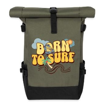 Kitesurf Kitesurfer Kiteboard - Sac à dos roll top - olive/noir - Devant