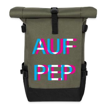 Hardtekk Tekk - Rolltop Rucksack - Olive/Schwarz - Vorne