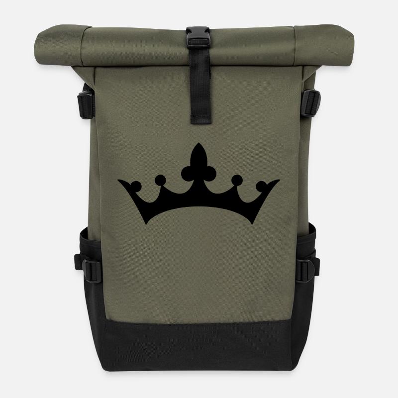 krone - Rolltop Rucksack - Olive/Schwarz