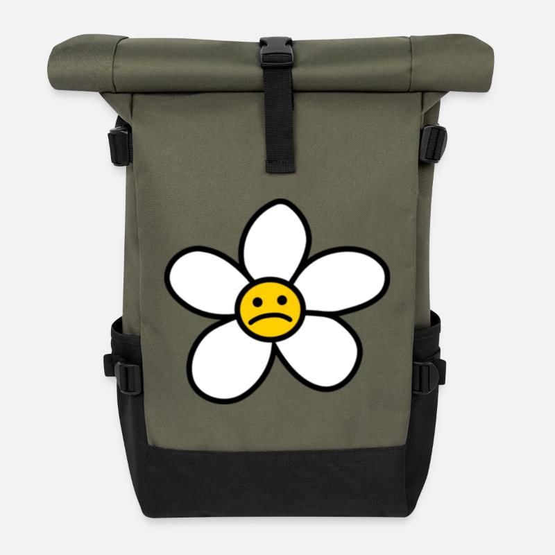Lächeln Sie mehr - Rolltop Rucksack - Olive/Schwarz