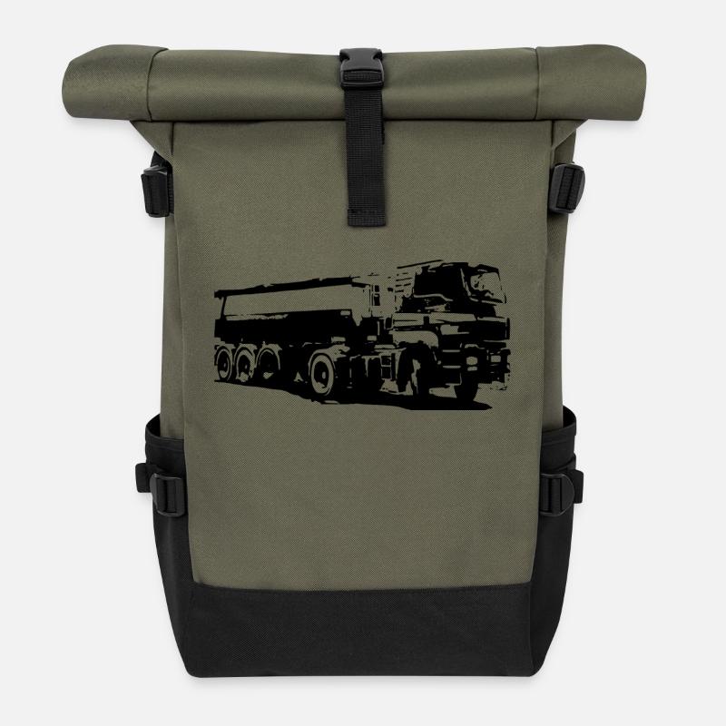 Truck - Rolltop Rucksack - Olive/Schwarz