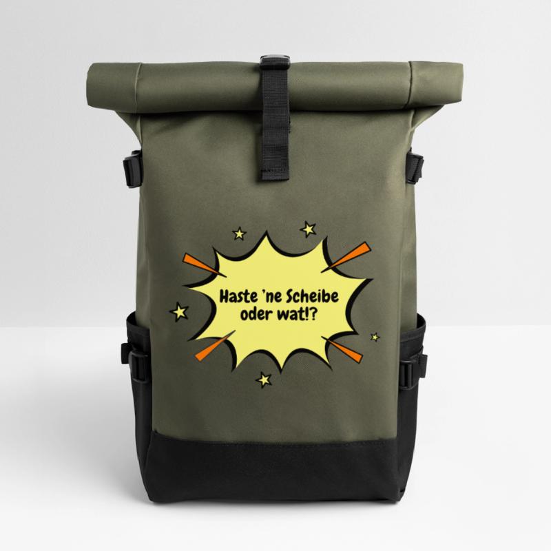 Berlin Haste 'ne Scheibe oder wat!? Roll Top Backpack