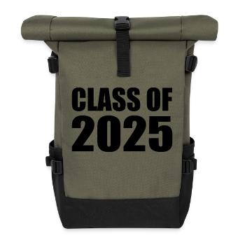 Class of 2025 - Roll Top Backpack - olive/black - Front