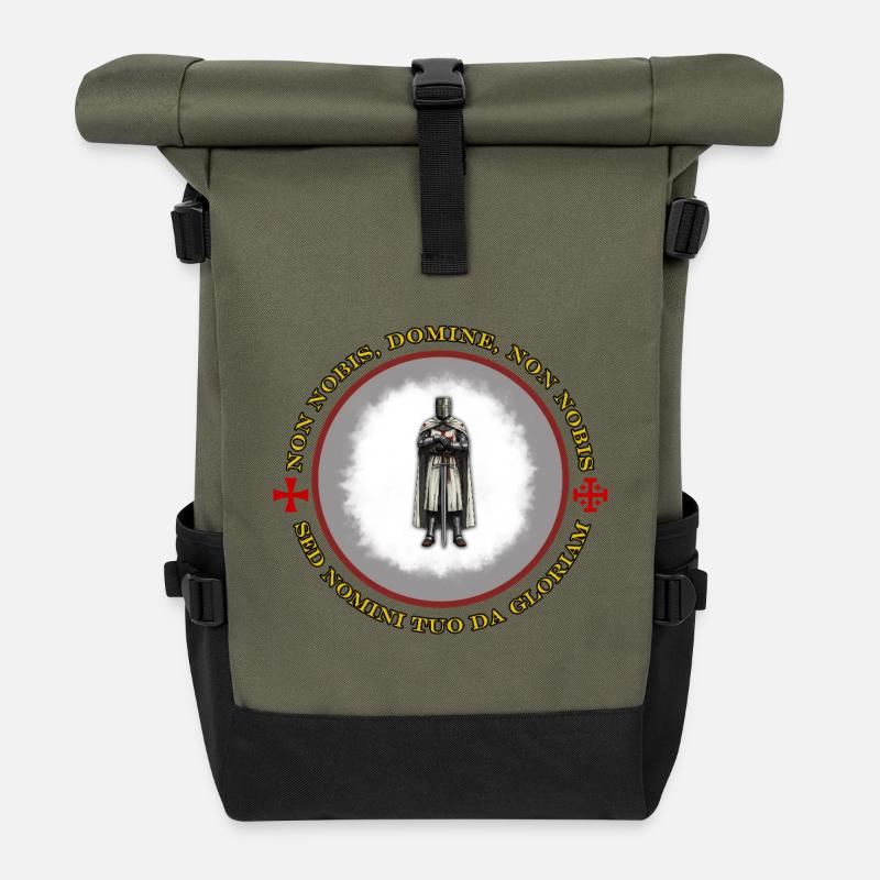 Tempelritter - Rolltop Rucksack - Olive/Schwarz