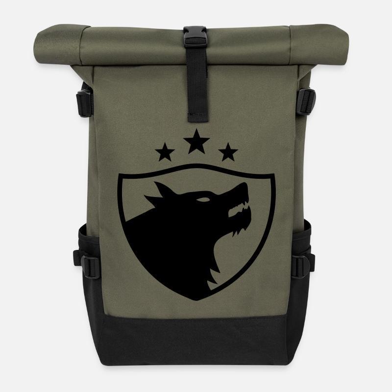Guides - Sac à dos roll top - olive/noir