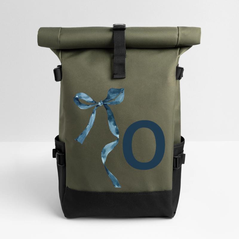 Monogramm oder Geschenkidee Rolltop Rucksack