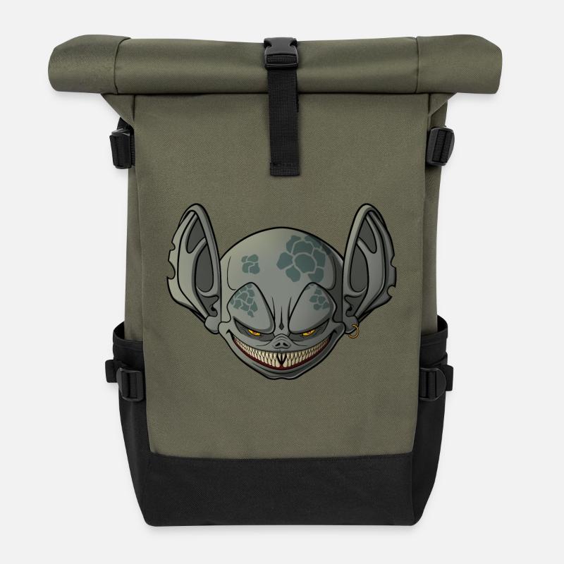 Gremlin - Rolltop Rucksack - Olive/Schwarz