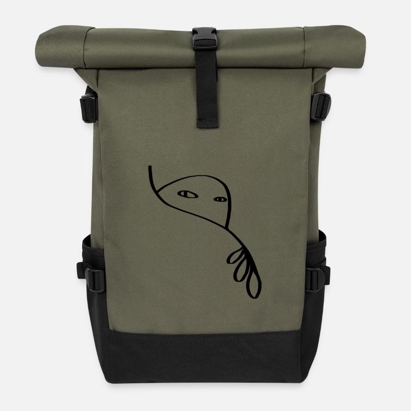 Callo - Rolltop Rucksack - Olive/Schwarz