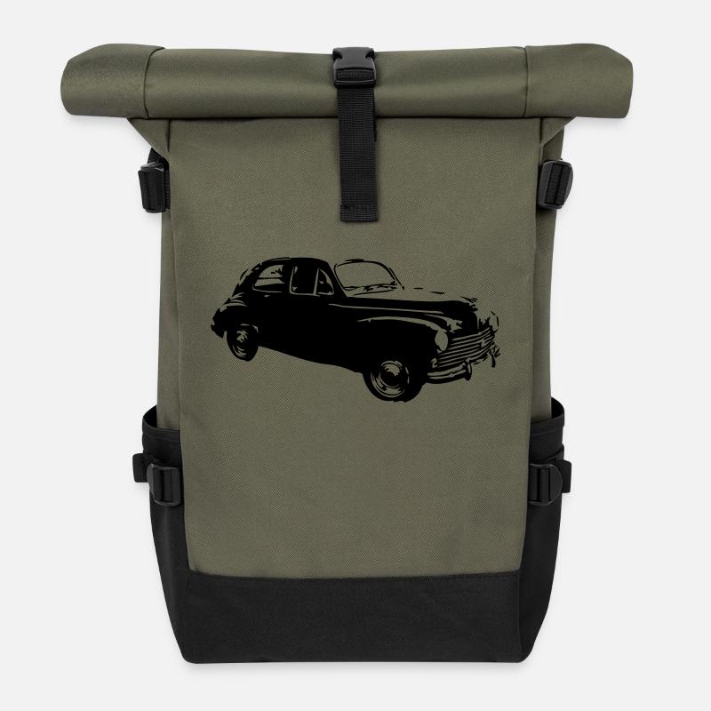 Oldtimer 203 OK2 - Rolltop Rucksack - Olive/Schwarz