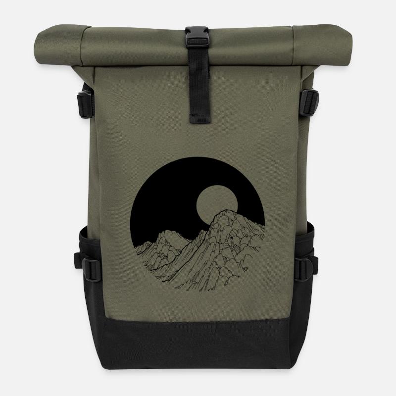 191 - Sac à dos roll top - olive/noir