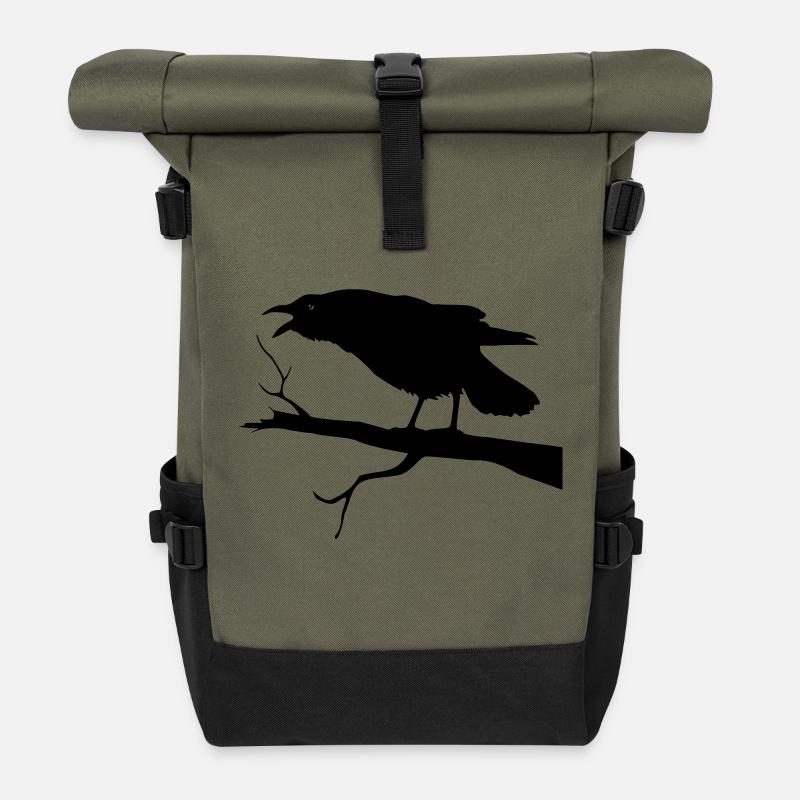 Rabe - Rolltop Rucksack - Olive/Schwarz