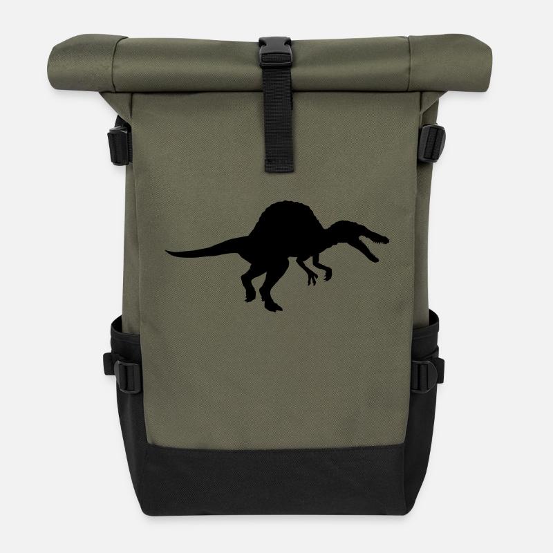 Spinosaurus - Sac à dos roll top - olive/noir