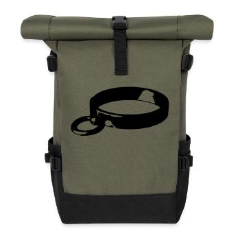 Ring of O. - Slavecollar - Rolltop Rucksack - Olive/Schwarz - Vorne