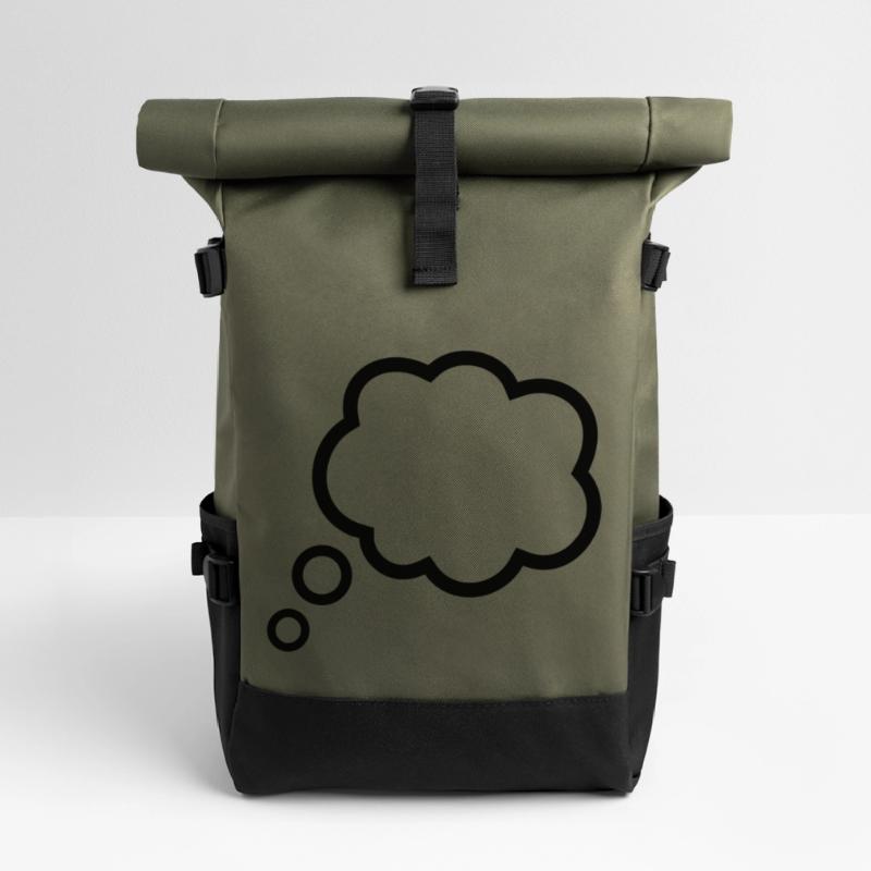 Thinking Bubble Comic Thought Bubble Bubble Thoughts Roll Top Backpack