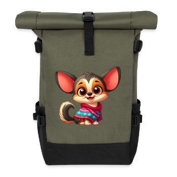 Chihuahua 11 - Rolltop Rucksack - Olive/Schwarz - Vorne