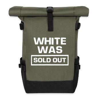 White was sold out - Weiss was sold out - Roll Top Backpack - olive/black - Front